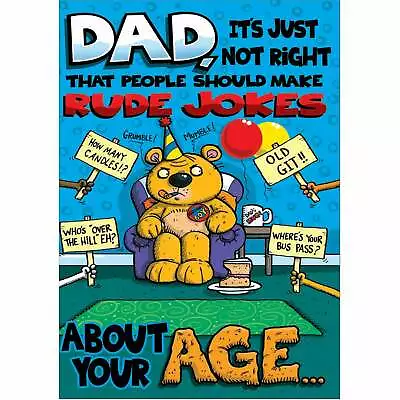 Doodlecards Funny Dad Birthday Card • £3.49