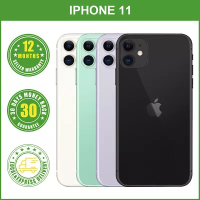 $668.70 • Buy New Apple IPhone 11 64GB 128GB 256GB  Factory Unlocked Sealed Box FREE EXPRESS