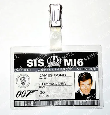 $12.79 • Buy James Bond 007 Roger Moore Prop Fancy Dress Cosplay Costume Comic Con Book Day