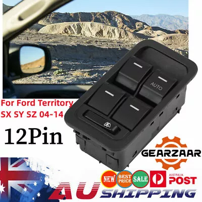 Electric Master Power Window Switch For Ford Territory SX SY TX Non-Illuminated • $24.78