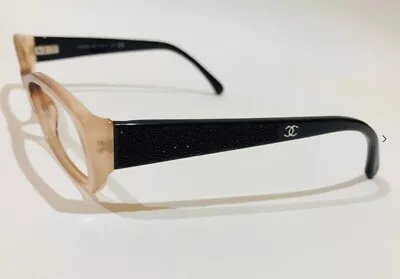 £90 • Buy Chanel 3171-h Black Swarovski Crystals Glasses Frames