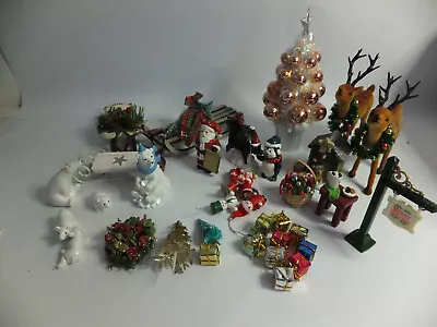 Dolls House Miniature Xmas Items - Decorations - Job Lot • $6.22