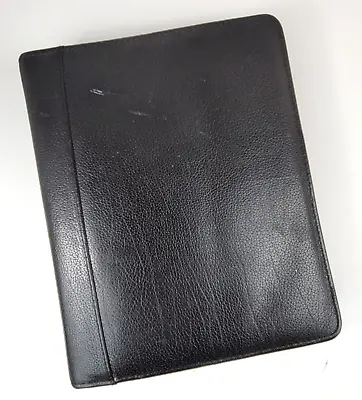 Franklin Quest Covey Classic Top Grain Verona Leather Zipper Binder 7 1.5  Rings • $34.99