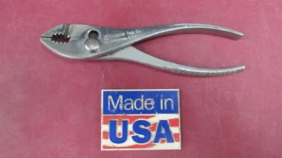 Vintage Crescent Tool Co. G-26 Slip Joint Pliers 6-1/2  Long Jamestown NY USA • $6.95