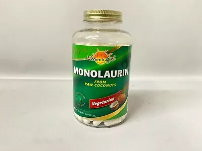 Nature's Life Monolaurin 180 Veg Caps Immune Support Exp. 10/24 - NEW • $31.20