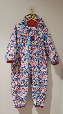 Jojo Maman Bebe 18-24 Fleece Lined Waterproof All In One Snowsuit. VGC • £28.50