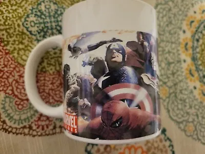 Marvel Heroes Coffee Mug Cup Sherwood 2006 Captain America Spiderman Thor X-men • $15