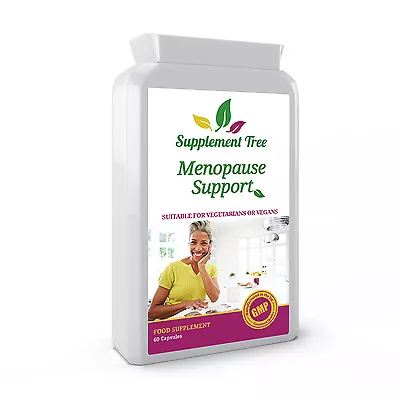 MENOPAUSE Support - Sage Hops Soya Isoflavones 60 Veg Capsules Not Tablets • £11.97