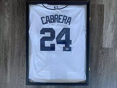 Miguel Cabrera Autographed Jersey Detroit Tigers - QR Code Beckett • $449.99