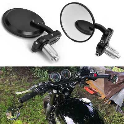 Motorcycle 7/8  Rearview Bar End Mirrors Fits For Yamaha YZF R1 R6 2003 - 2006 • $17.59