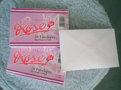 Envelopes White  60 95m X 143mm Traditional Letters Dinner Money Card Making • £6.99