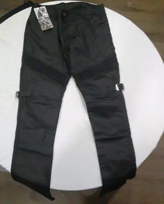 VOLERO Motorcycle Pants Jeans Denim  Ribbed Motocross Racing Riding Moto Size 26 • $29.99