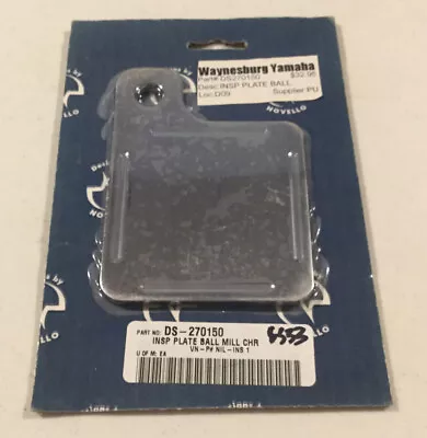 New! Parts Unlimited Inspection Insp Tag Motorcycle Plate Ball Chrome Ds-270150  • $25