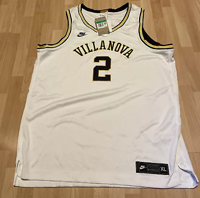 New Mens Nike Villanova Wildcats Basketball Jersey Retro White Size XL #2 • $69.99