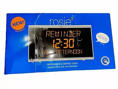 ROSIE 2 Stress Free  Reminder Day Clock Voice Activated Familiar Voice Digital • $30