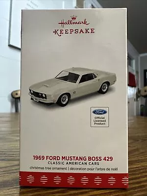 Hallmark Keepsake Ornament 2017Classic American Cars 1969 Ford Mustang Boss 429 • $29.99