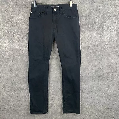 Wrangler Jeans Men's 30x30 Black Denim Stretch Straight Leg Workwear 112316288 • $14.75