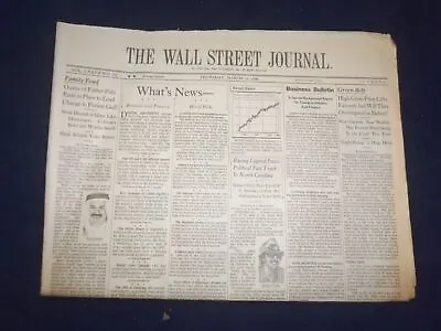 $35 • Buy 1996 March 21 The Wall Street Journal - High Grain Prices Lifts Farmers - Wj 139