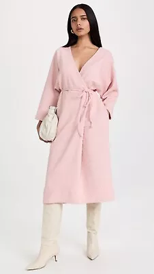 MARA HOFFMAN Tiffany Organic Cotton Wrap Dress PINK Size M-XL NWOT • $145