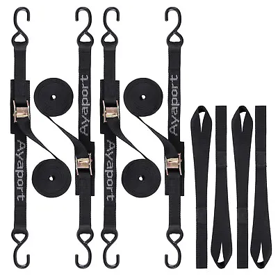 Cam Buckle Tie Down Straps 10 Feet Securing Straps With S Hook For Motorcycle • $34.97