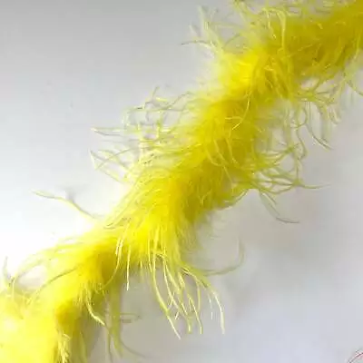 £17.36 • Buy Ostrich & Marabou Feather Boa - Yellow