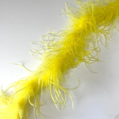 £17.36 • Buy Ostrich & Marabou Feather Boa - Yellow