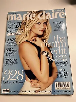 Marie Claire Australia Magazine July 2015 Reese Witherspoon Cover • $21