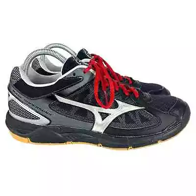 Mizuno Wave Supersonic Dynamotion Groove Black And Red Sneakers Women’s Size 8.5 • $45