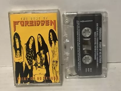 FORBIDDEN Vintage RARE 80s Thrash Metal Cassette Tape SLAYER EXODUS TESTAMENT • $25