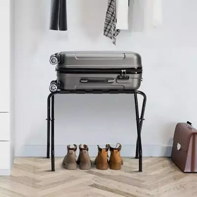 Metal Portable Travel Folding Luggage Suitcase Rack Stand Holds Up To 100 Lbs • $21.89