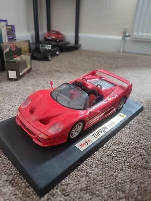 Maisto 1/18 Scale Model Car 31823 - 1995 Ferrari F50 - Red NO BOX • £17.99