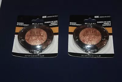 Milani Marbleized Baked Eyeshadow #606 Drench In Gold Lot Of 2 Sealedcarded • $19.99