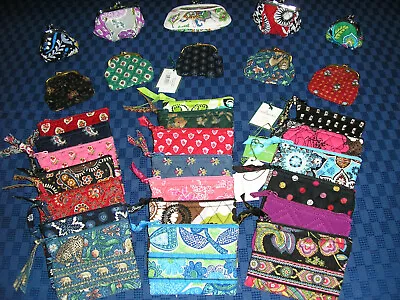 Vera Bradley Varied Assortment Of Coin Purses/Zip ID Cases/Handbag Accessories • $29.95