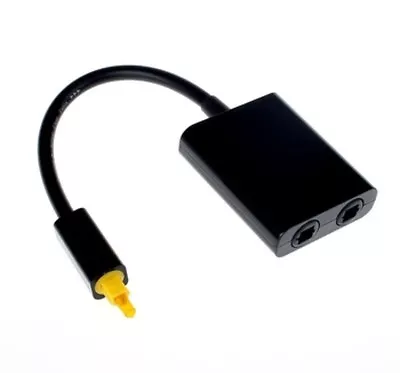 Krysma 2 Port Toslink Optical Fibre Audio Splitter • $15