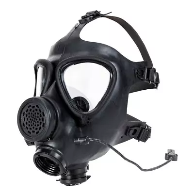 Israeli Military M-15 Gas Mask W/40mm NATO W/ Straw Black NBC Adult Sz • $87