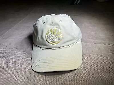 Mitchell & Ness Golden State Warriors Dad Strapback Hat NBA Light Yellow Limited • $11