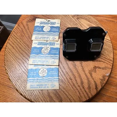 Vintage Sawyer View Master With Three Vintage Sawyer View Master Reels TESTED W • $40