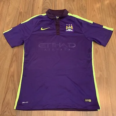 Nike Manchester City Football Club 2014/2015 3rd Shirt Soccer Jersey Men’s XL • $27.99