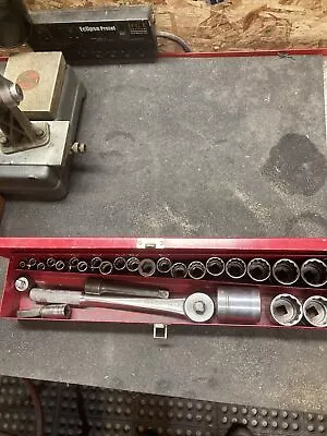 Williams Socket Set 3/4”. Size 1 & 7/16 To 1/4” • $42