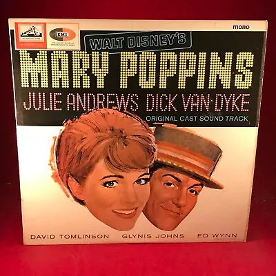 DISNEY Mary Poppins 1964 UK Vinyl LP OST Mono Film Soundtrack Feed The Birds  • £36.13