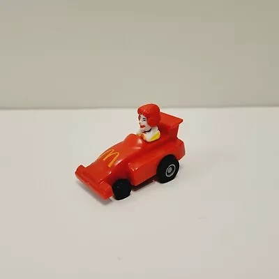 Vtg Mini 1988 Ronald Mcdonald In Red Racing Car McDonald’s Toy Cake Topper • $8.99