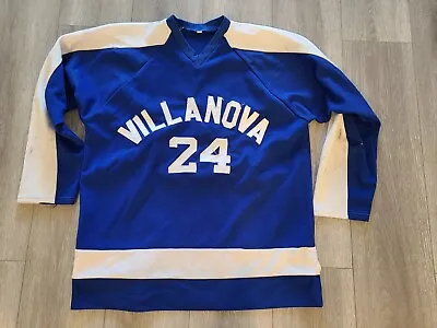 Game Worn Villanova Wildcats Hockey Jersey Vintage Rare Gamer Used 70s 1970s XL • $445.35