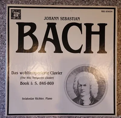 3 LP BOX MHS-834554 JS Bach RICHTER Well-Tempered Clavier Book I (MELODIYA) 1982 • $14.99