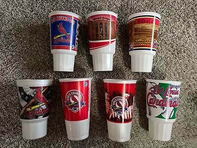 Vintage Lot D Of 7 Different St Louis Cardinals Souvenir Stadium Cups Coca-Cola • $14.95