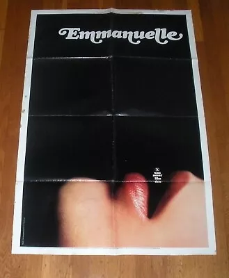 Emmanuelle-Original 1975 One-Sheet X-Rated Movie Poster-27 X41 -Sylvia Kristel • $9.95