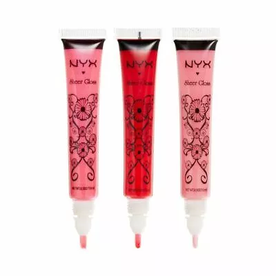 NEW NYX Cosmetics Sheer Tube Lip Gloss 15ml - Pick Your Colour • £5.32