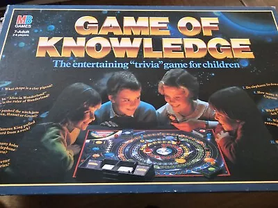 Game Of Knowledge Board Game MB  Vintage  COMPLETE GOOD CONDITION BOX A BIT TIRE • £14.99