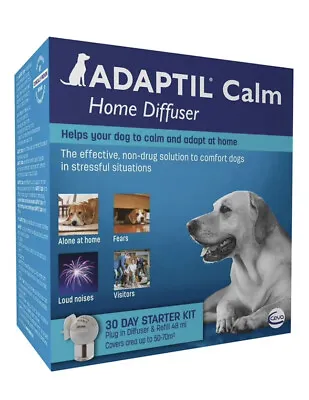 ADAPTIL Calm Home Diffuser With 30 Day Refill - Comfort Calming And Anxious New • £27.99