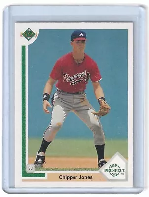 Chipper Jones 1991 Upper Deck #55 Atlanta Braves Baseball Rookie Card 3A • $2.99