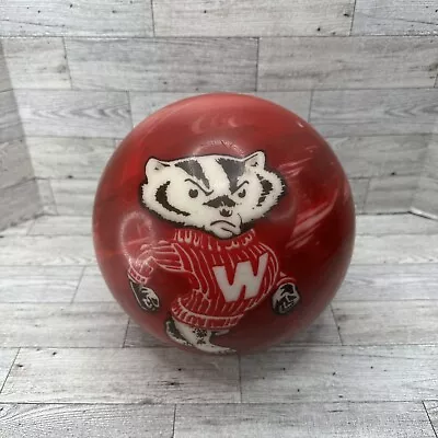 University Wisconsin Badgers Bowling Ball Brunswick VIZ-A-BALL JR75407 USA 12lbs • $139.99